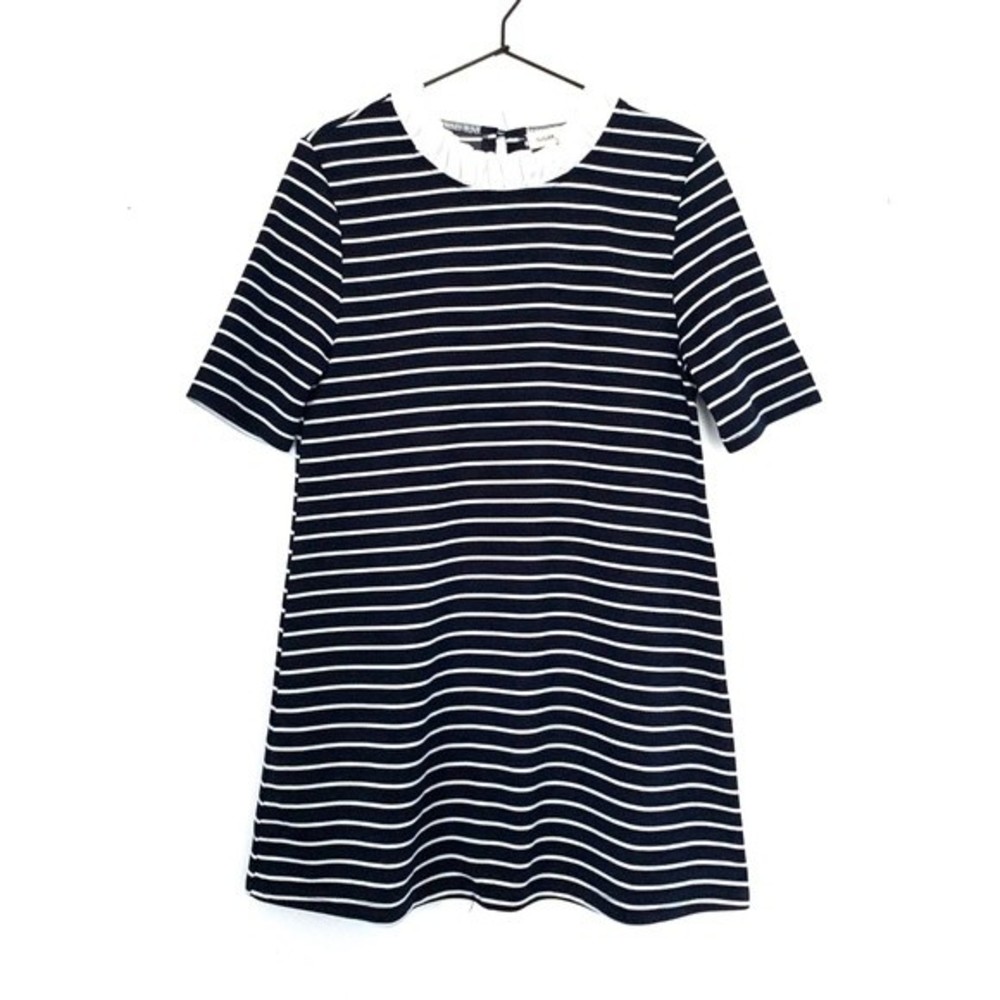 NWT Sugarlips Striped Ruffle Shift Dress